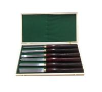 Chisels, 6PCS Professional Wood Lathe Chisel Set with 1 Bevel 1 Triangle 1 Parting 2 Round Head Chisel Tools for Beginners Amateurs and Professionals
