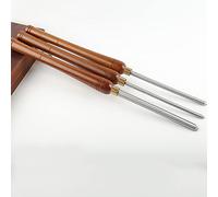 Chisels, Bowl Gouge Wood Chisel 3pcs Set Wood Turning Chisels Tools for Lathe Spindle Bowl Gouge Set Roughing Gouge Woodturning Parting Tools with Walnut Handle in Wooden Case (Size)