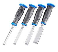 Chisels Set 4PCS Chrome Vanadium Steel Wood Chisels Set for Professional Woodworking with Wooden Handle