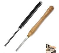 Chisels, Turning Lathe Tool Set Interchangeable Round Parting Tool with Wooden/Aluminum Handle Steel Lathe Finisher Tool for Wood Hobbyist Or Carpenter