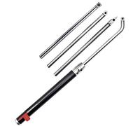 Chisels, Wood Turning Tool Set Carbide Tipped Lathe Finisher/Rougher/Detailer/Hollower Tool Set with Round/Square/Diamond Carbide Insert and Screw and Wrench