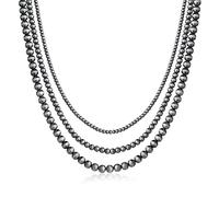 CHISOONBANNER Western Jewelry Navajo Pearl Necklace for Women Beaded Necklace Boho Vintage Choker, Plastic, No Gemstone