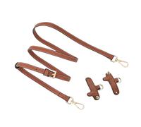 Chispee Strap for Longchamp Mini Crossbody Modification Bag Belt Accessories Shoulder Strap Transformation Set, Brown Gold, 6.5cm*1.5cm