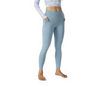 Chisportate HeyCloud Blue Women High Waist Yoga Legging Power Flex Tummy Control Workout Stretch Sport Yoga Pants for Gym Exercise Fitness