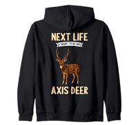 Chital Next Life i want to be an Axis Deer Zip Hoodie