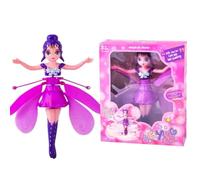 CHITHARA Sky Dancer Flying Doll, Purple, Infrared Induction, Ages 3+ (Purple)