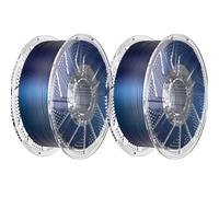 Chitu Systems 2KG Conjure Chameleon PLA 3D Printer Filament, 1.75mm Galaxy Dual Color Blue Purple Filament, Shiny Sparkle Glitter by Different Light and Angle (A-Chameleon PLA-Blue Purple 2kg)