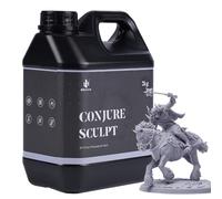 Chitu Systems Conjure Sculpt Resin,3D Printer Resin High-Detailed with Very Clear Detail Performance, Best-Resin for Miniatures and Display Pieces DLP/LCD/mSLA 3D Printing (Grey, 2000g)