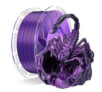Chitu Systems Conjure Silk PLA 3D Printer Filament, 1.75mm Dual Color Filament, Silk Black Purple 3D Printing Filament 1KG/2.2lb