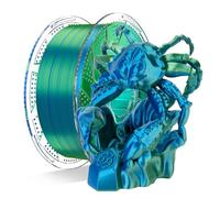 Chitu Systems Conjure Silk PLA 3D Printer Filament, 1.75mm Dual Color Filament, Silk Blue Green 3D Printing Filament 1KG/2.2lb