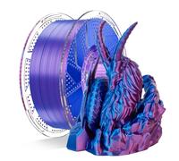Chitu Systems Conjure Silk PLA 3D Printer Filament, 1.75mm Dual Color Filament, Silk Red Blue 3D Printing Filament 1KG/2.2lb