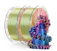 Chitu Systems Conjure Silk PLA 3D Printer Filament, 1.75mm Tri-Color Silk Red Yellow Blue 2KG/4.4lb