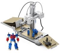 Chitu Systems PlateCycler C1M for Bambu Lab A1 Mini, Automatic Build Plate Changer, Includes 4 Hook Textured PEI Plates, Non-Stop Batch Printing System, Secure & Hands-Free