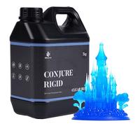 Chitu Systems Rigid 3D Printer Resin, High Precision Engineering-Like 405nm UV Resin for Functional Gadgets & Articulated Figures, Low Shrinkage for 8K/12K Printers (Clear Blue, 2kg)