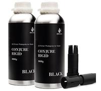 Chitu Systems Rigid 3D Printer Resin, High Precision Engineering-Like 405nm UV Resin for Functional Gadgets & Articulated Figures, Low Shrinkage for 8K/12K Printers (Black, 2 * 1kg)