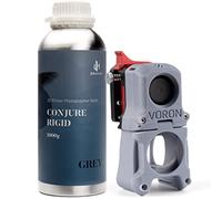 Chitu Systems Rigid 3D Printer Resin, High Precision Engineering-Like 405nm UV Resin for Functional Gadgets & Articulated Figures, Low Shrinkage for 8K/12K Printers (Grey, 1kg)