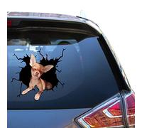 Chiuahaha Decal Chihuahua Auto Window Stickers Funny Face Warning Van Sticker for Husband Funny Vynil Auto Decals
