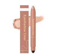 Chiura Shadow Liner 2 in 1 Eyeliner Eyeshadow, 2-in-1 Eye Makeup Eyeliner + Eyeshadow Smudge-Proof & Waterproof, Inelaborate Eye Shadow, Long-Lasting, Gentle & Smooth Application (Champagne)