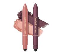 Chiura Shadow Liner 2in 1 Eyeliner Eyeshadow, Inelaborate Eye Shadow, Shadow Liner 2-In-1 Eyeliner & Eyeshadow, 2-in-1 Eye MakeupEyeliner+EyeshadowSmudge-Proof & Waterproof (2 PCS C)