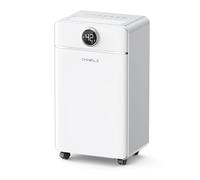 CHIVALZ 12L/24H Dehumidifiers for Home, Bedroom & Bathroom, LED Display and 24H Timer, Interior Dehumidifier with Automatic Defrosting, 2L Water Tank & Drainage Hose, White, 1 Pack+3 Modes