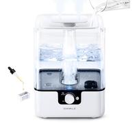 CHIVALZ Humidifier for Bedroom, 6L Cool Mist Humidifiers, Quiet 26dB, Night Light, Up to 50 Hours, Large Air Humidifier for Baby, Plants, Office, Essential Oil Diffuser