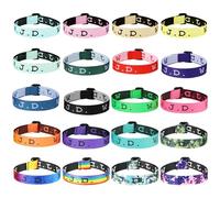 Chivao 40 Pcs WWJD Bracelets What Would Jesus Do Bracelets Religious Christian Bracelets Friendship Bracelets Colorful Woven Wristbands for Men Women Boys Girls, 20 Styles