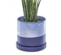CHIVE Minute Ceramic Planter Pot Cute 5 Colorful Succulent Pots for Indoor & Outdoor House Plants Beautiful Modern Farmhouse Kitchen Decor Cobalt Blue