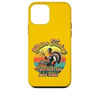 Chive Turkey Pumpkin Pies DJ Vibes Retro Thanksgiving Pun Case for iPhone 12 mini