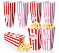 Chivertion 100 Pieces 16 Ounce Valentine's Day Popcorn Boxes Have a Poppin Valentine's Day Love Heart Candy Goodie Boxes Cardboard Popcorn Container for Galentine Wedding Birthday Party Supplies