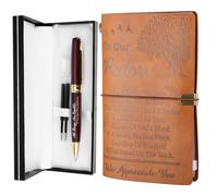 Chivertion Pastor Appreciation Gifts for Men Christian Pastor Gifts Include Religious Faux Leather Journal and Faith Christian Pen with Boxes for Fathers Day Christmas Church