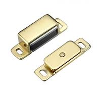 Chivrose Ltd Quality Heavy Duty Magnetic Catch with 6kg Pull Rating + Screws (Electro Brass)