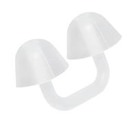 chiwanji Swimming Nose Plugs, Nose Protector Silicone Nose Plugs, Reusable Trainer Aid Waterproof Swim Nose Clip for Pool,Women Men, Unisex, Beginners, White