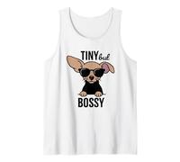 Chiweenie Tiny But Bossy Funny Dog Tank Top