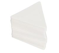 Chiyyak 100pcs Triangle Shape Perfume Test Strips Accurate Evaluation Disposable Fragrance Blotter Strips for Essential Oils Aromatherapy, 55 x 50mm, Made of Paper with Thicken