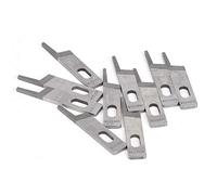 Chiyyak 10Pcs Upper Knife Steel Replacement Kits, Industrial Sewing Machine Accessories with Exquisite Workmanship, for 737 747 700 600 L52 Jack 788 787 Overlock Industrial Sewing