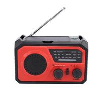 Chiyyak 16000mah Hand Crank Emergency Radio Wireless Speaker Compass Power Bank for Outdoor Adventure, Reading Lamp, FM AM Weather Radio with Lighting