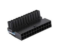 Chiyyak 24Pin Female to 24Pin Male 90 Degree Right Angle ATX Power Connector Adapter
