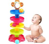 Chiyyak 5 Layer Ball Drop Toy Ball Swirling Tower Toddler Stacked Toy for Early Education Development