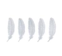 Chiyyak 5pcs Silicone Bookmark Mold Bookmark Molds for Resin Craft Silicone Stamp with Glossy Finish for Crafts Bookmarks Making