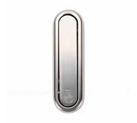 Chiyyak Adhesive Wall Mounted Foldable Hooks, Concealed Fold Away Hook for Towel Coat Backpack Bathroom Kitchen Entryway (Round Corners Ni Polishing)