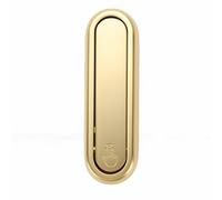 Chiyyak Adhesive Wall Mounted Foldable Hooks, Concealed Fold Away Hook for Towel Coat Backpack Bathroom Kitchen Entryway (Round Corners Copper Polishing)
