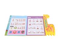 Chiyyak Arabic Electronic Learning Book Children Alphabet Number Sound Reading Machine Toy With Cute Cartoon Pattern For Home and Travel Use
