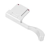 Chiyyak Camera Thumb Up Grip, Ergonomic CNC Machined Aluminum Alloy Thumb Rest for X100VI Camera, with Snap On Hot Shoe Mount for Enhanced Stability (Silver)