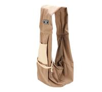 Chiyyak Dog Carrier Sling Adjustable Safety Strap Plush Travel Bag for 3-12lbs Pet with Front Zipper Pocket