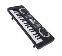Chiyyak Electronic Piano Toy, 37 Key Portable Educational Musical Instrument for Kids, Premium Material, Easy to Carry, Learn Music and Creativity (Black)