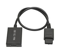 Chiyyak for N64 to HD Multimedia Interface Converter 720P 1080P Support PAL NTSC Plug and Play Game HD Link Cable, Video Game Adapter Cable, AV Converter, with ABS Material