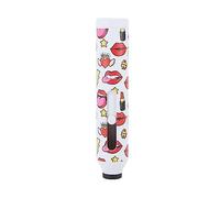 Chiyyak Handheld Car Ashtray, Portable Mini Cigarette Ashtray with Adsorption Network and No Pop Cover, for Home Smoking Area and Car Use (Red Lips)