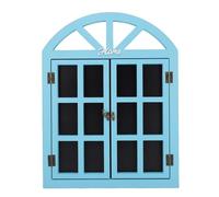 Chiyyak Hanging Chalkboard Sign, Wooden Erasable Window Frame Shaped Message Board with Premium Solid Wood Construction, for Restaurant Cafe Wedding Home Decor (7702A-01)