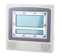 Chiyyak Islamic Prayer Clock, Azan Athan Alarm Clock with MAKKAH Music for 1500 Cities Worldwide, LCD Display, 5 Groups Praying Times, Lunar Calendar, Temperature Function