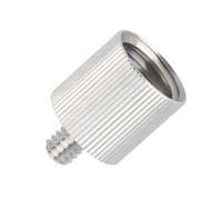 Chiyyak Leveller Tripod Adapter, 5/8in to 1/4in Conversion Connector with Knurled Surface for Stable Standing, Aluminium Alloy Bracket Accessory